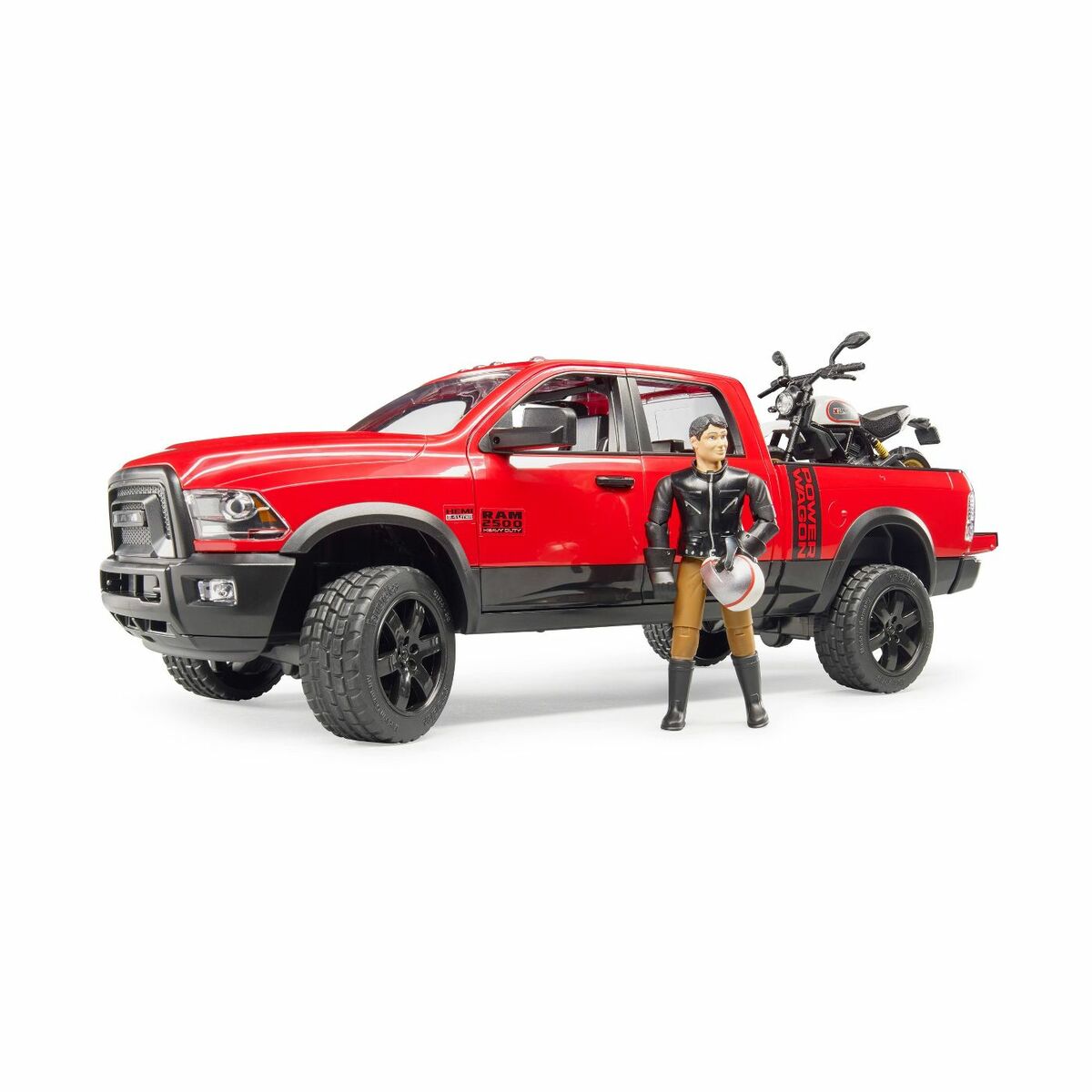 Bruder Dodge RAM 2500 Power Wagon & Moottoripyörä