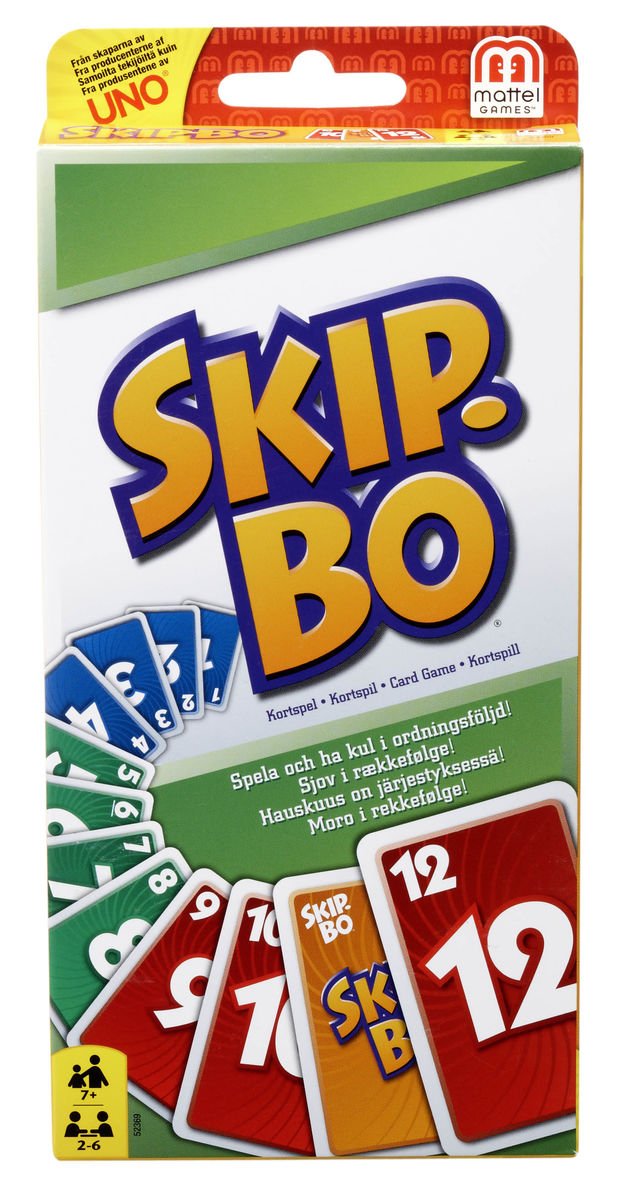 Skip-Bo Pelikortit
