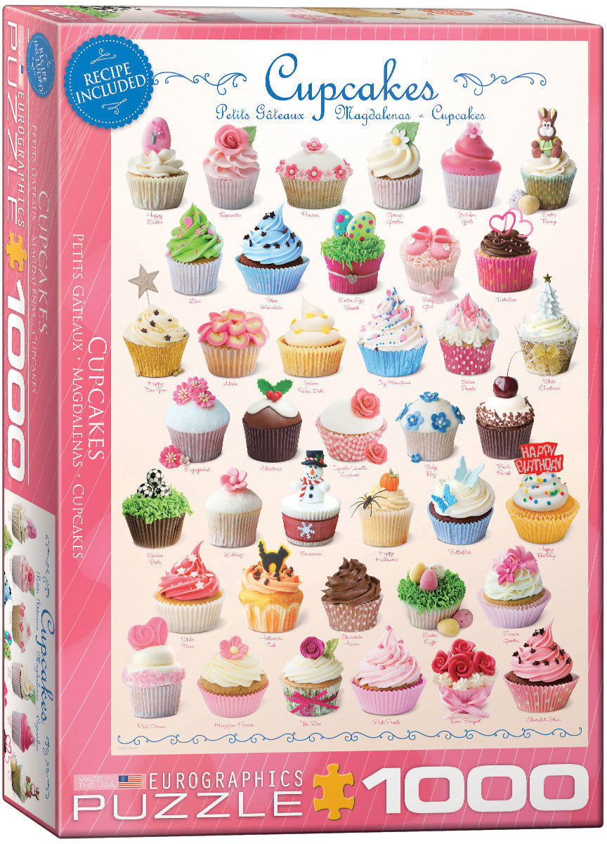 Eurographics 1000 Palan Palapeli Cupcakes