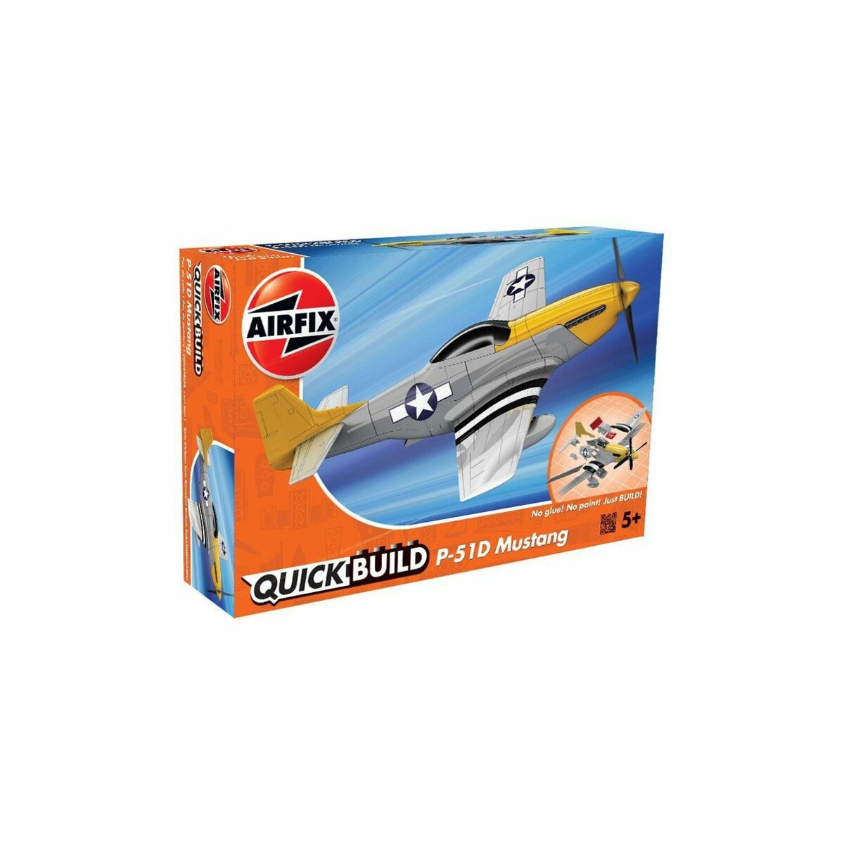 Airfix QuickBuild P51D Mustang Koottava Lentokone