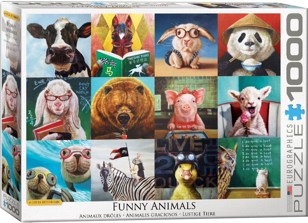 Eurographics 1000 Palan Palapeli Funny Animals