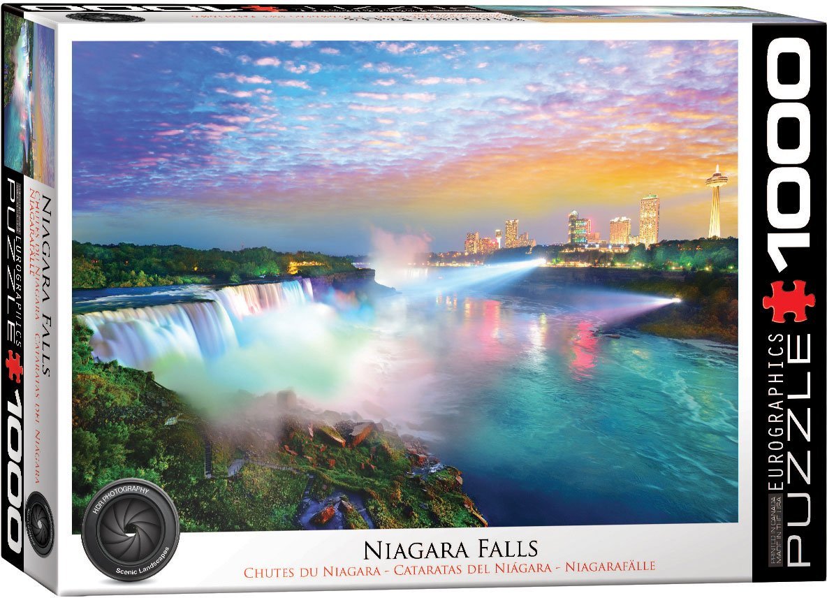 Eurographics 1000 Palan Palapeli Globetrotter - Niagarafälle