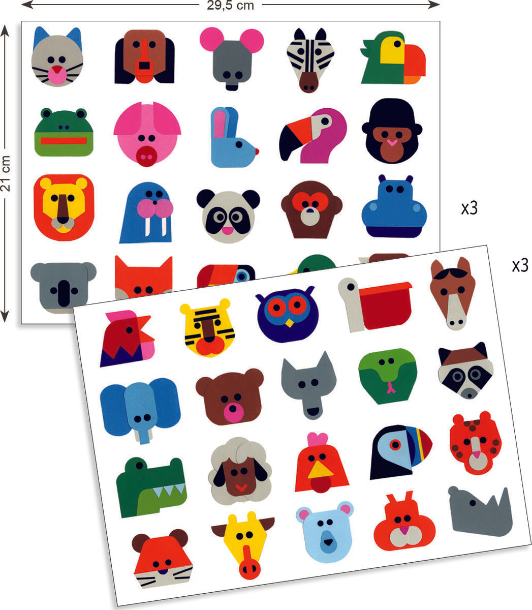 Djeco Isot Tarrat eläimet