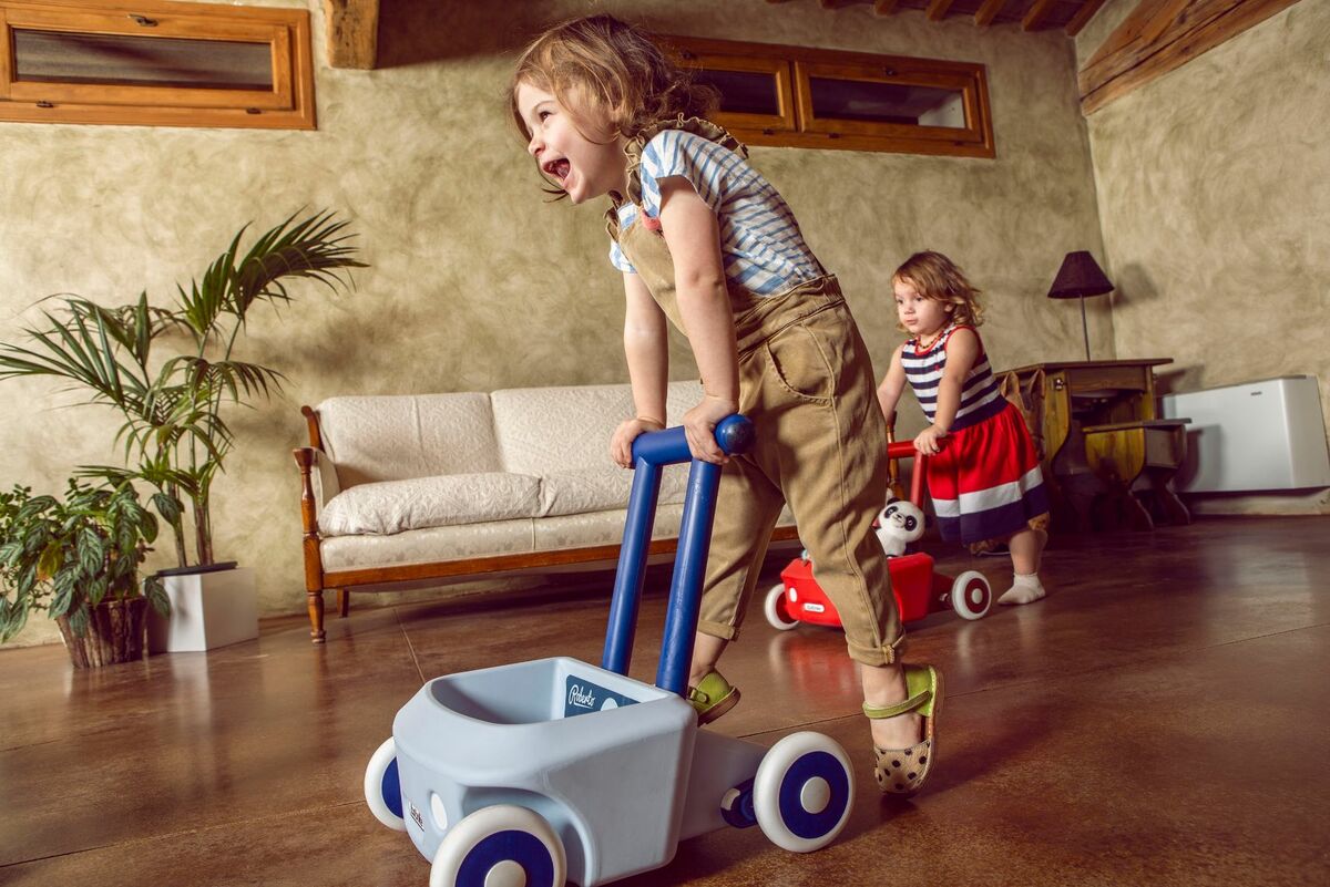 Italtrike Roberto Kävelykärry Vaaleansininen