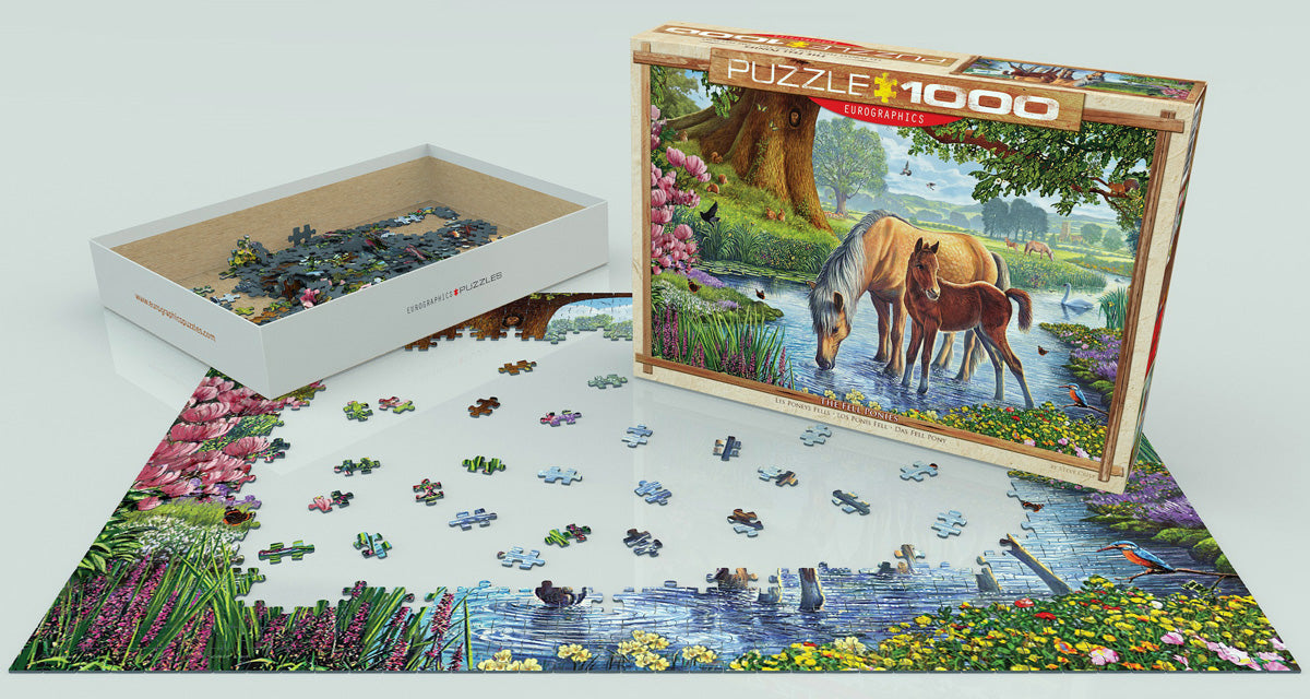 Eurographics 1000 Palan Palapeli The Fell Ponies