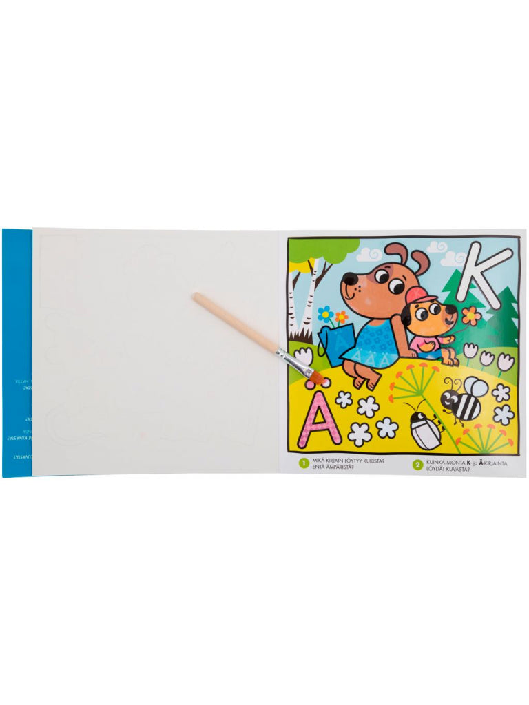 Oppi ja Ilo Kirjavat Kirjaimet Taikamaalaus