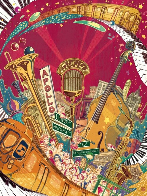 New York Puzzle Company 1000 Palan Palapeli Harlem Serenade