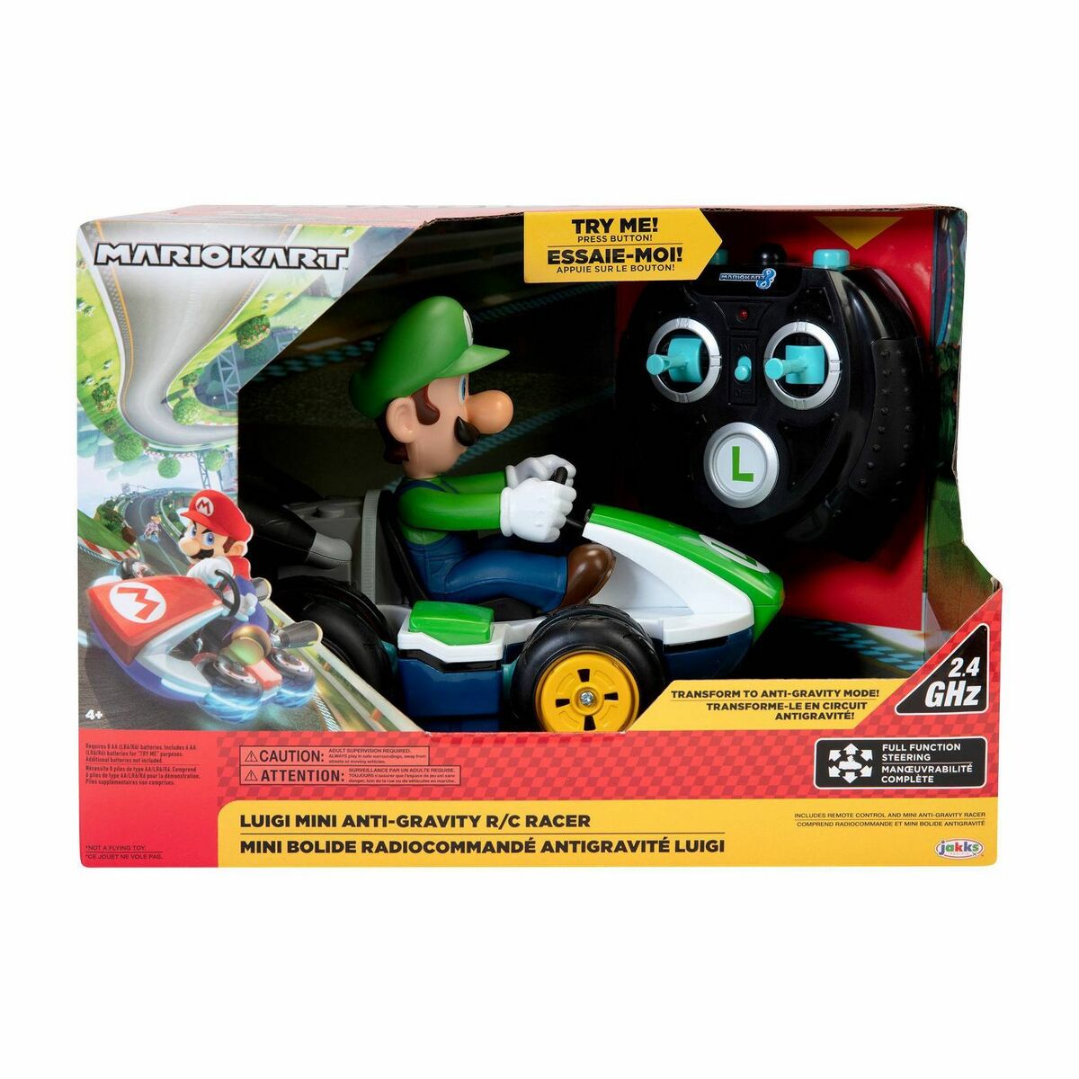 Super Mario Rc Kart Mini Racer Luigi Radio Ohjattava Auto 0147