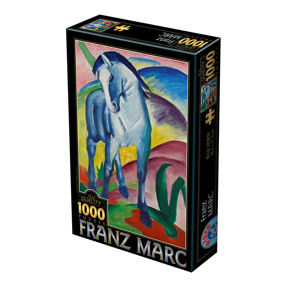 DToys Jigsaw Puzzle 1000 Palan Palapeli Blue Horse