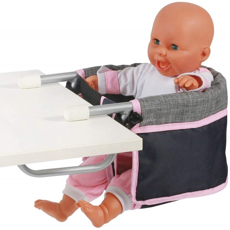 Bayer Chic Nuken Syöttötuoli Pöytään Kiinnitettävä Pinkki/Harmaa