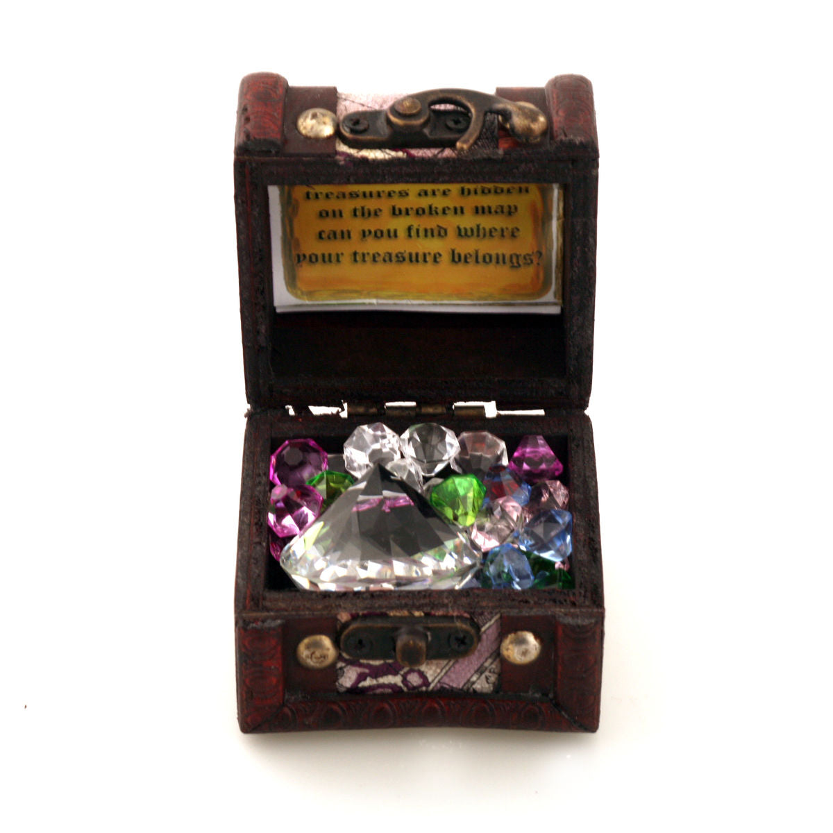 Merirosvon Aarrearkku Timanteilla 8cm