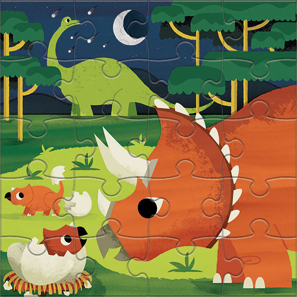 2 magnetic puzzles Mighty Dinosaurs