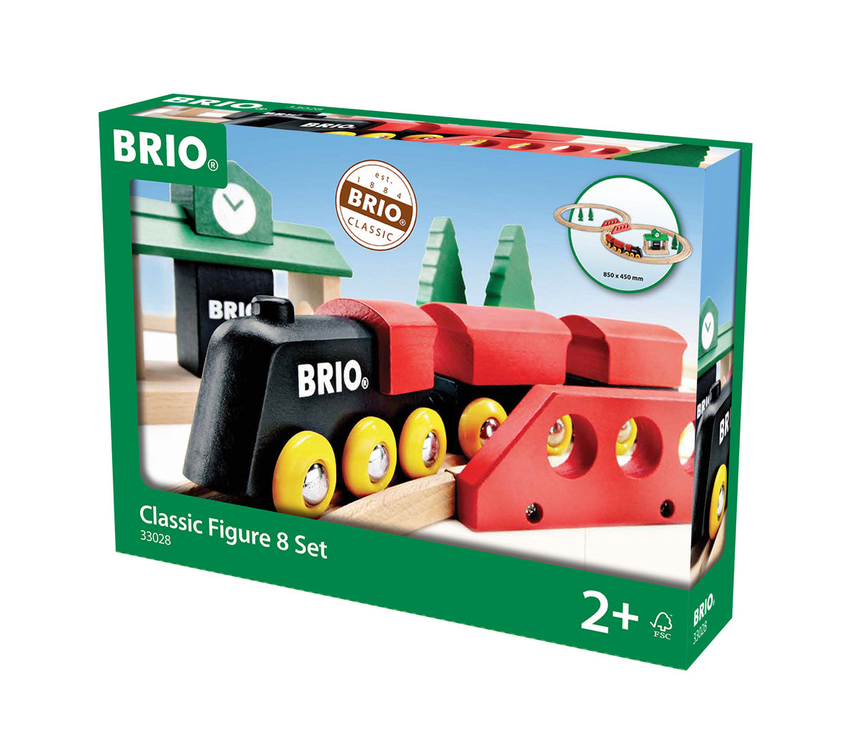 Brio 33028 Klassinen Kahdeksikkorata