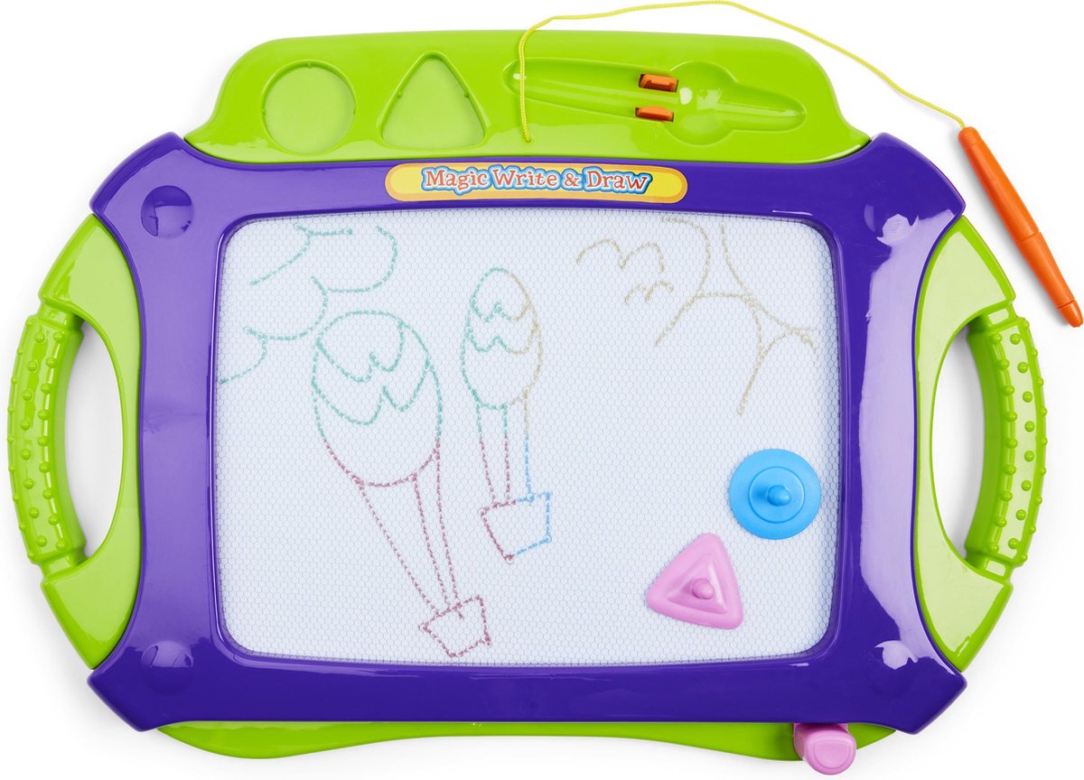 Crea Kids Piirustustaulu Väreillä (lilavihreä)