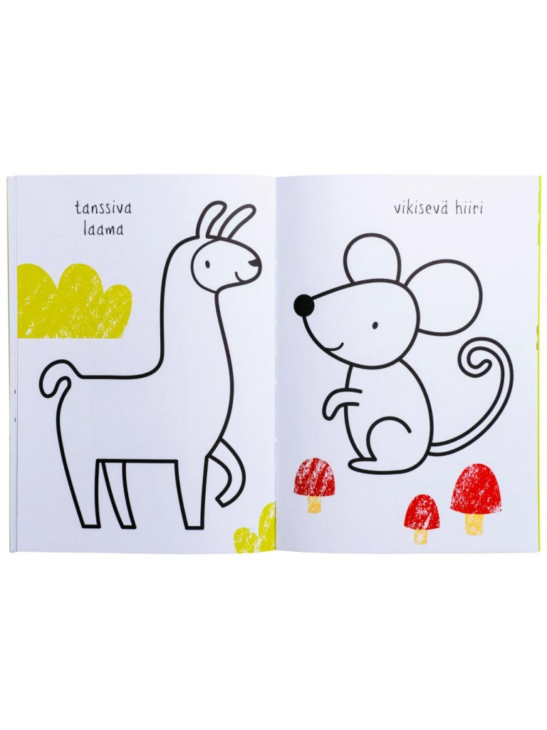 Oppi ja Ilo Oma Värityskirjani Eläimet