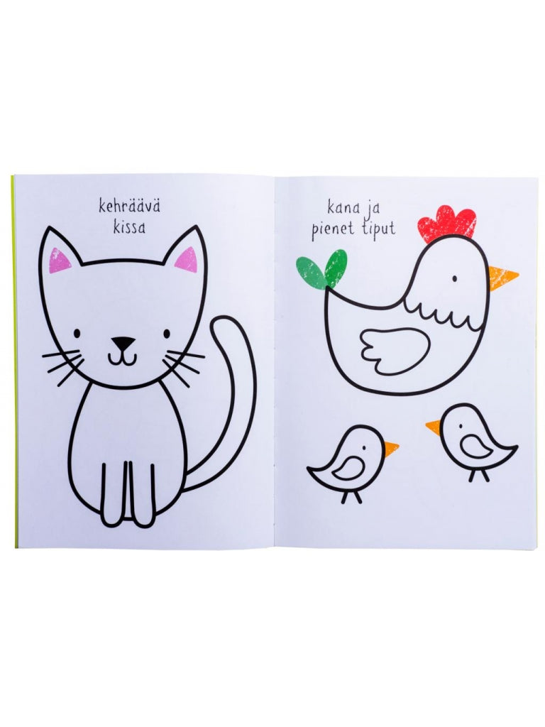 Oppi ja Ilo Oma Värityskirjani Eläimet