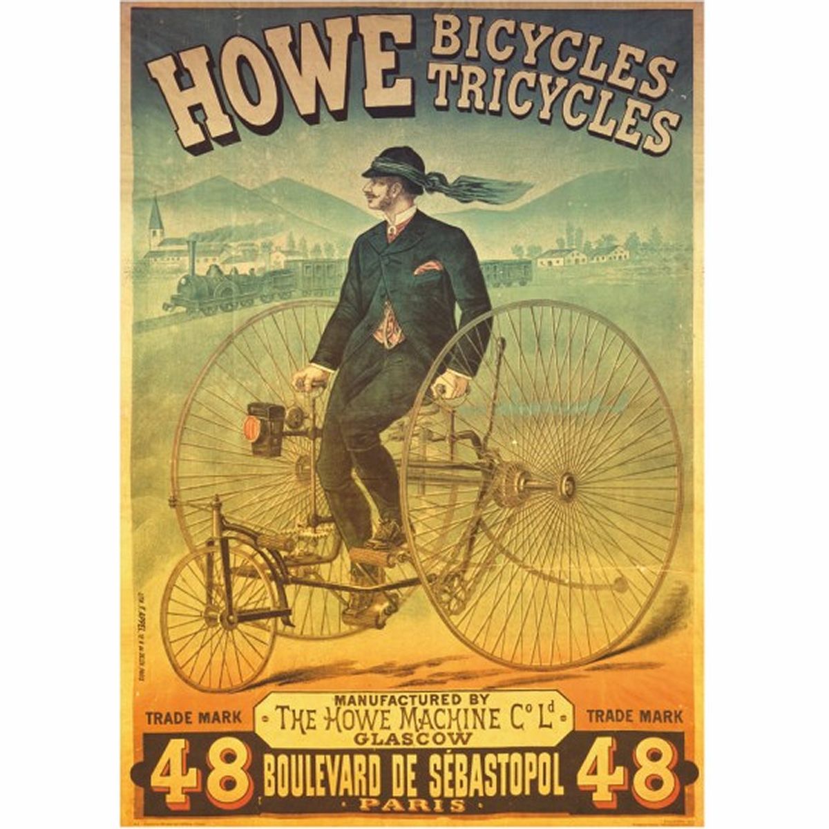 D-Toys Puzzle 1000 Palan Palapeli Howe Bicycles Tricycles