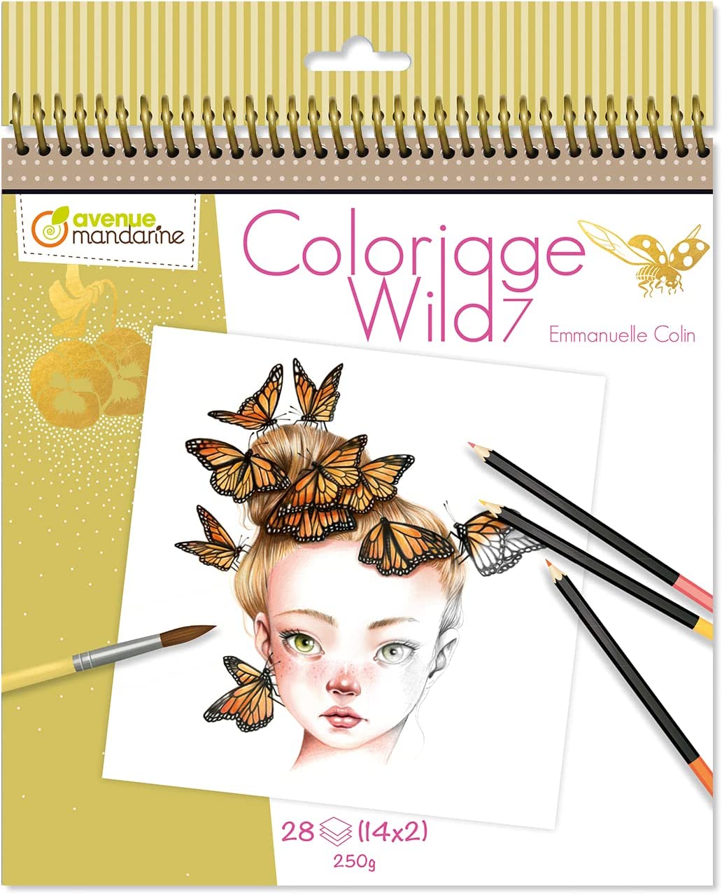 Värityskirja Coloriage Wild 7 Lapset 28 kuvaa