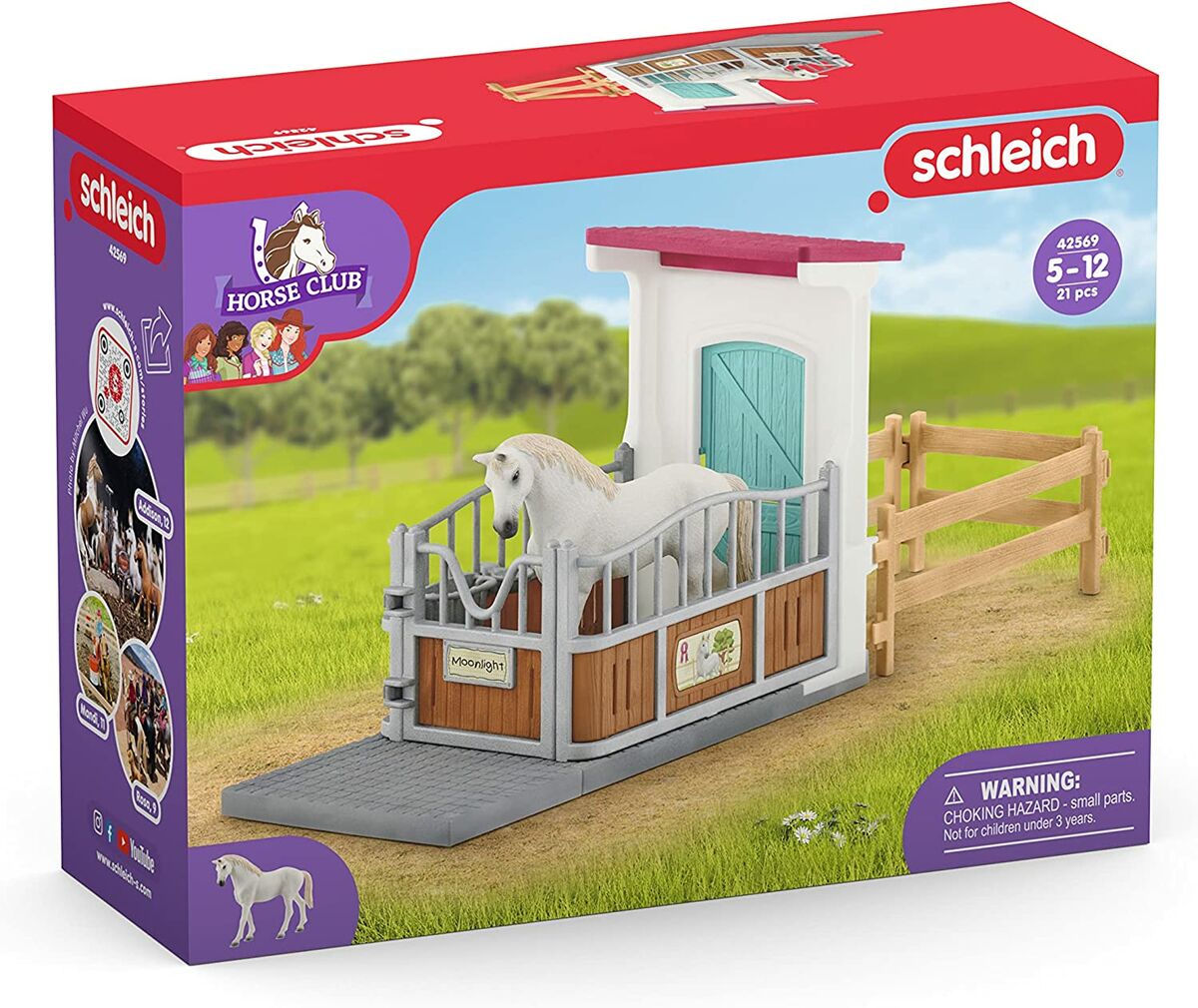 Schleich Horse Club Tallin Laajennusosa ja Hevonen
