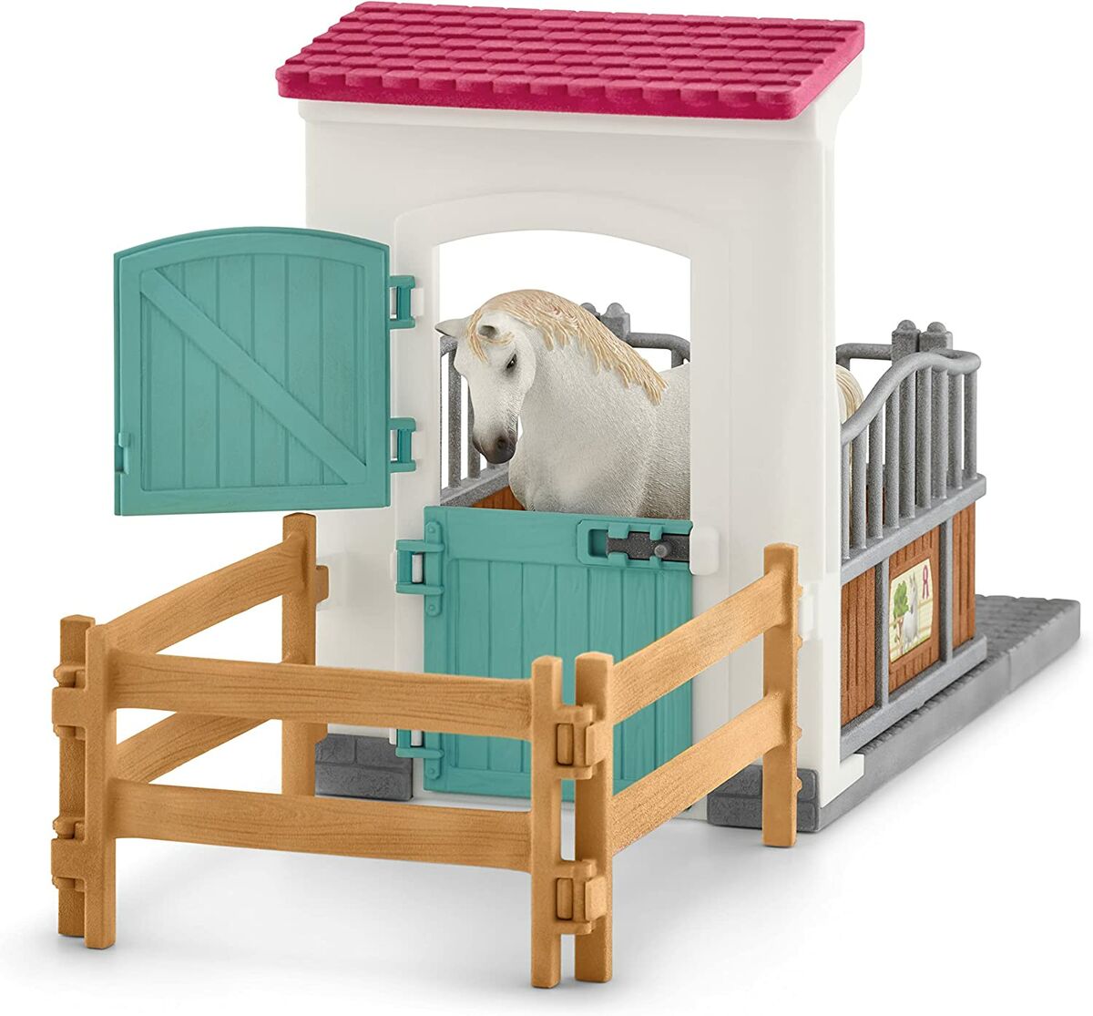 Schleich Horse Club Tallin Laajennusosa ja Hevonen