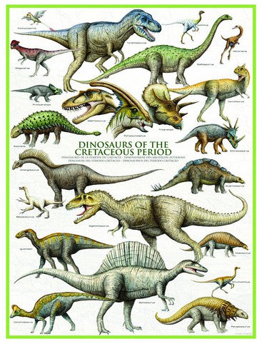 Eurographics Puzzle 1000 Palan Palapeli Dinosaurs