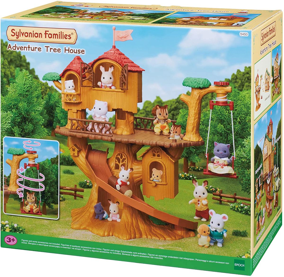 Sylvanian Families 5450 Adventure Tree House Seikkailujen Puumaja