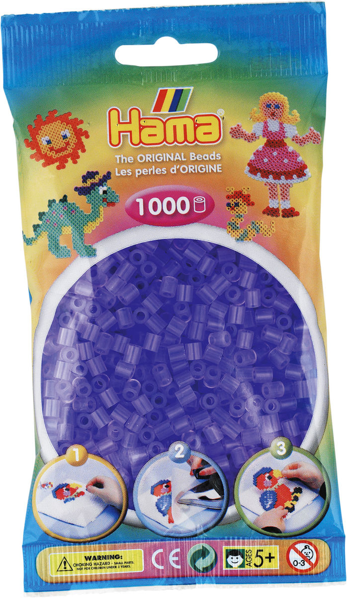 Hama Helmet Midi 1000 kpl Kuultava lila
