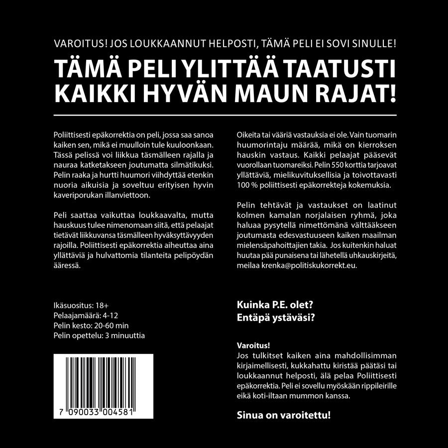 Poliittisesti Epäkorrektia