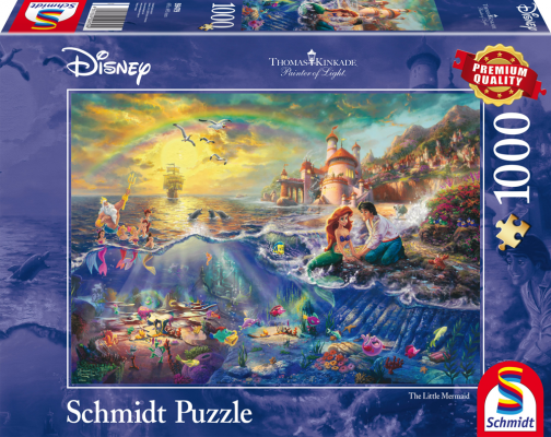 Schmidt 1000 Palan Palapeli Disney, The Little Mermaid