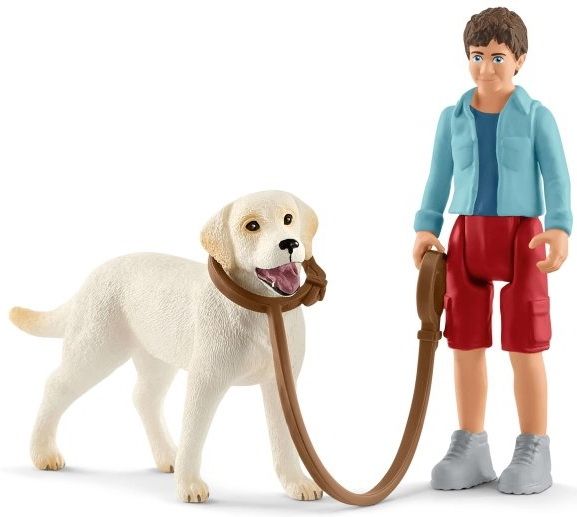 Schleich 42478 Kävelyretki Labradorinnoutajan kanssa