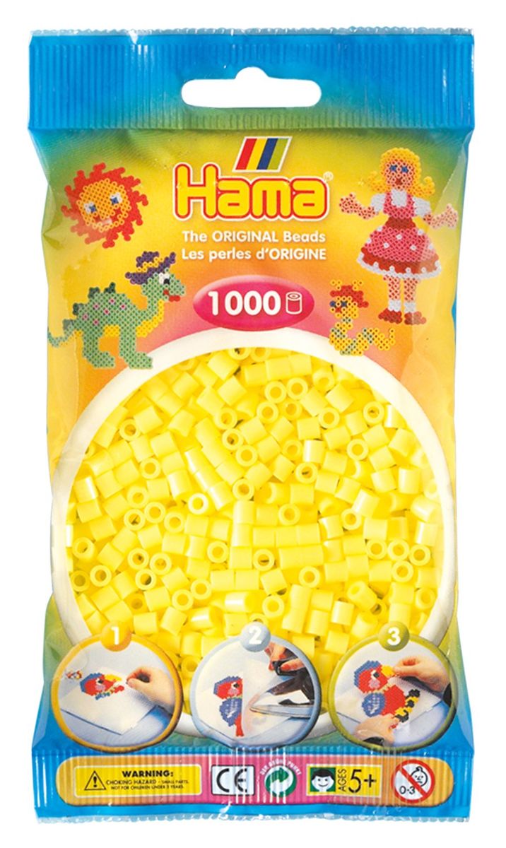 Hama Helmet Midi 1000 kpl Pastelli Keltainen