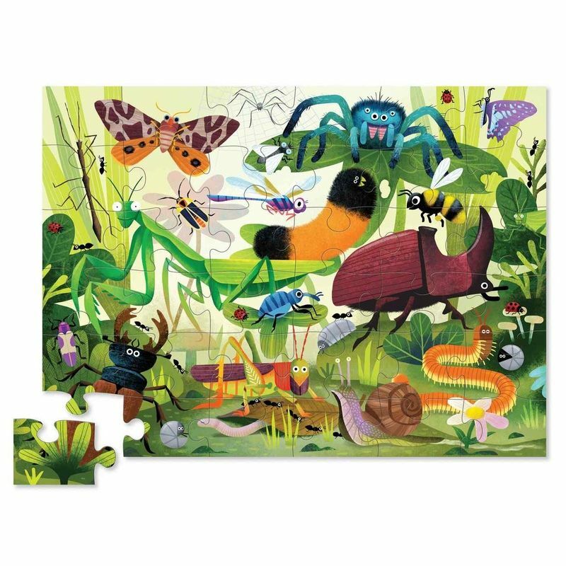 Crocodile Creek 36 Palaa, Lattiapalapeli Backyard Bugs