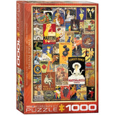 Eurographics 1000 Palan Palapeli Vintage Posters