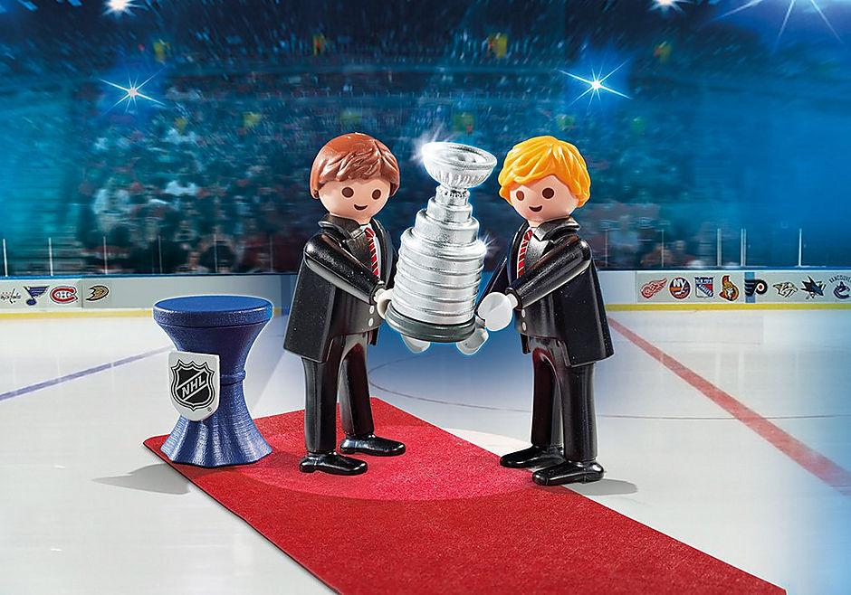 Playmobil NHL Stanley Cup sekä Kaksi Pelaajaa Puvuissa