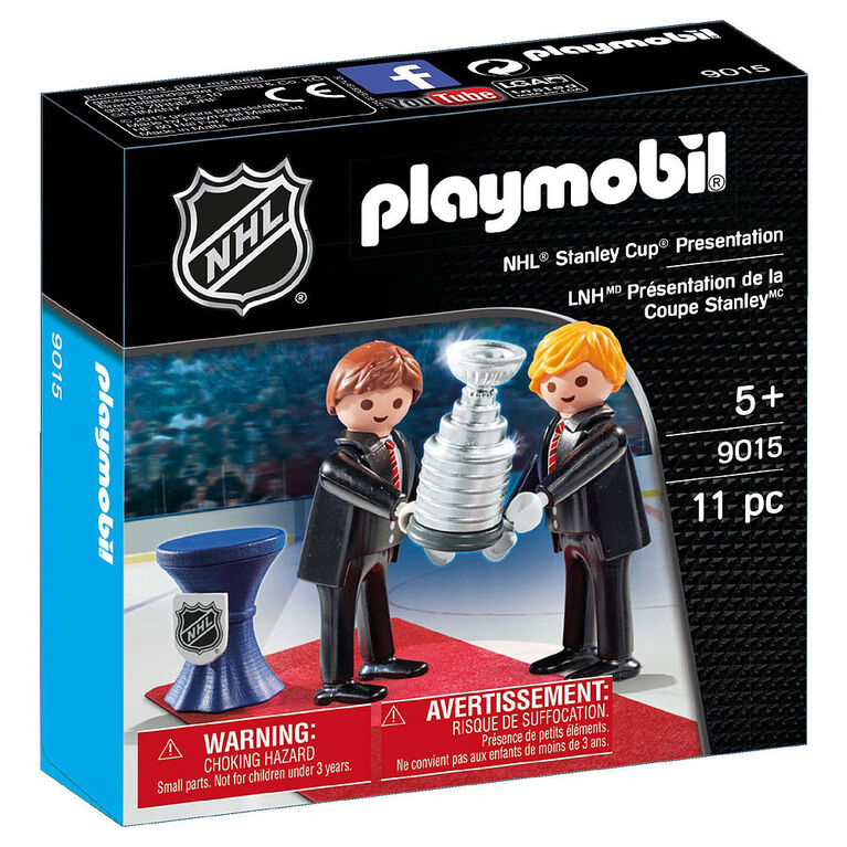 Playmobil NHL Stanley Cup sekä Kaksi Pelaajaa Puvuissa