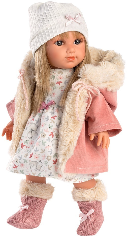 Llorens Elena Vaalea 35cm Pehmeävartaloinen Nukke