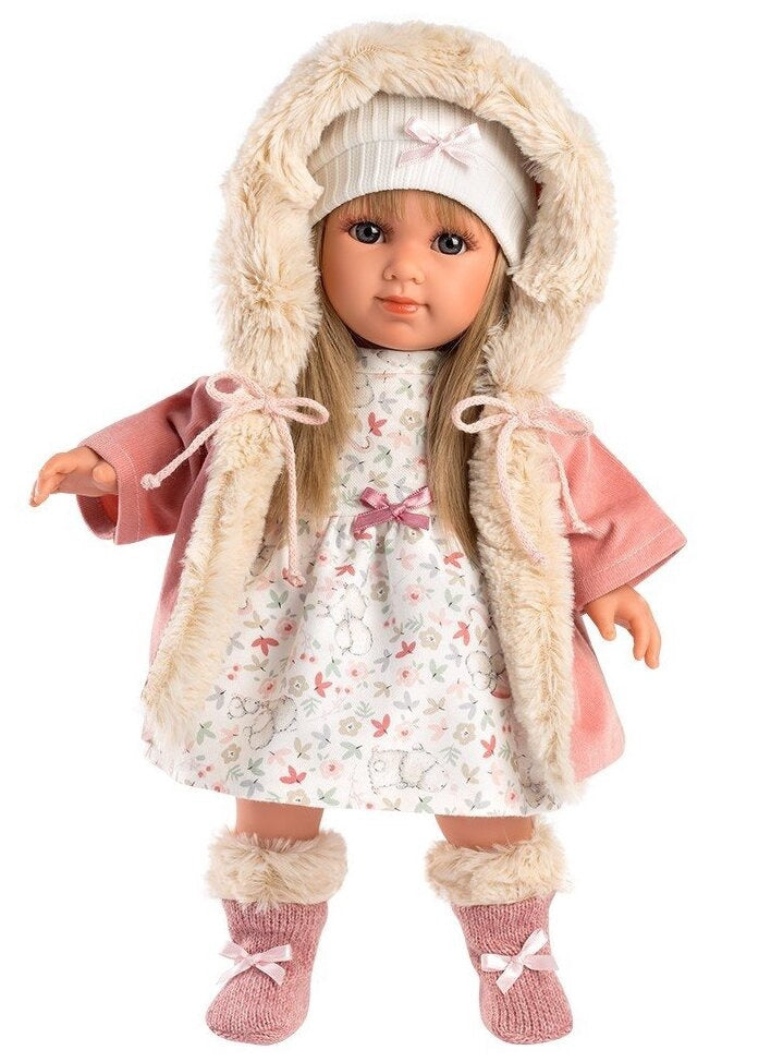 Llorens Elena Vaalea 35cm Pehmeävartaloinen Nukke