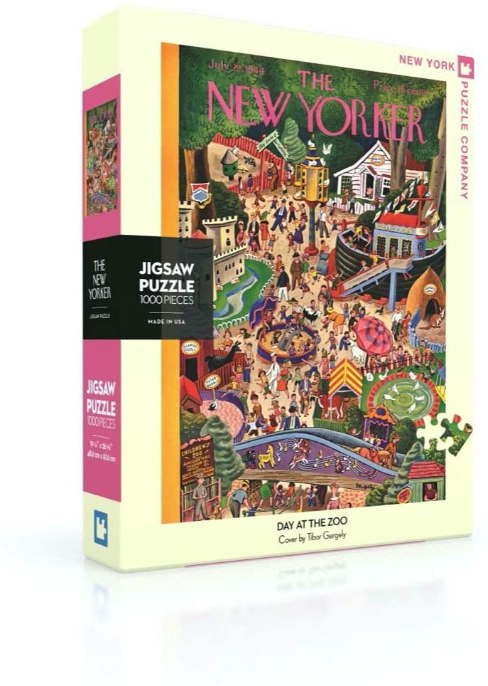 New York Puzzle Company 1000 Palan Palapeli Day At The Zoo