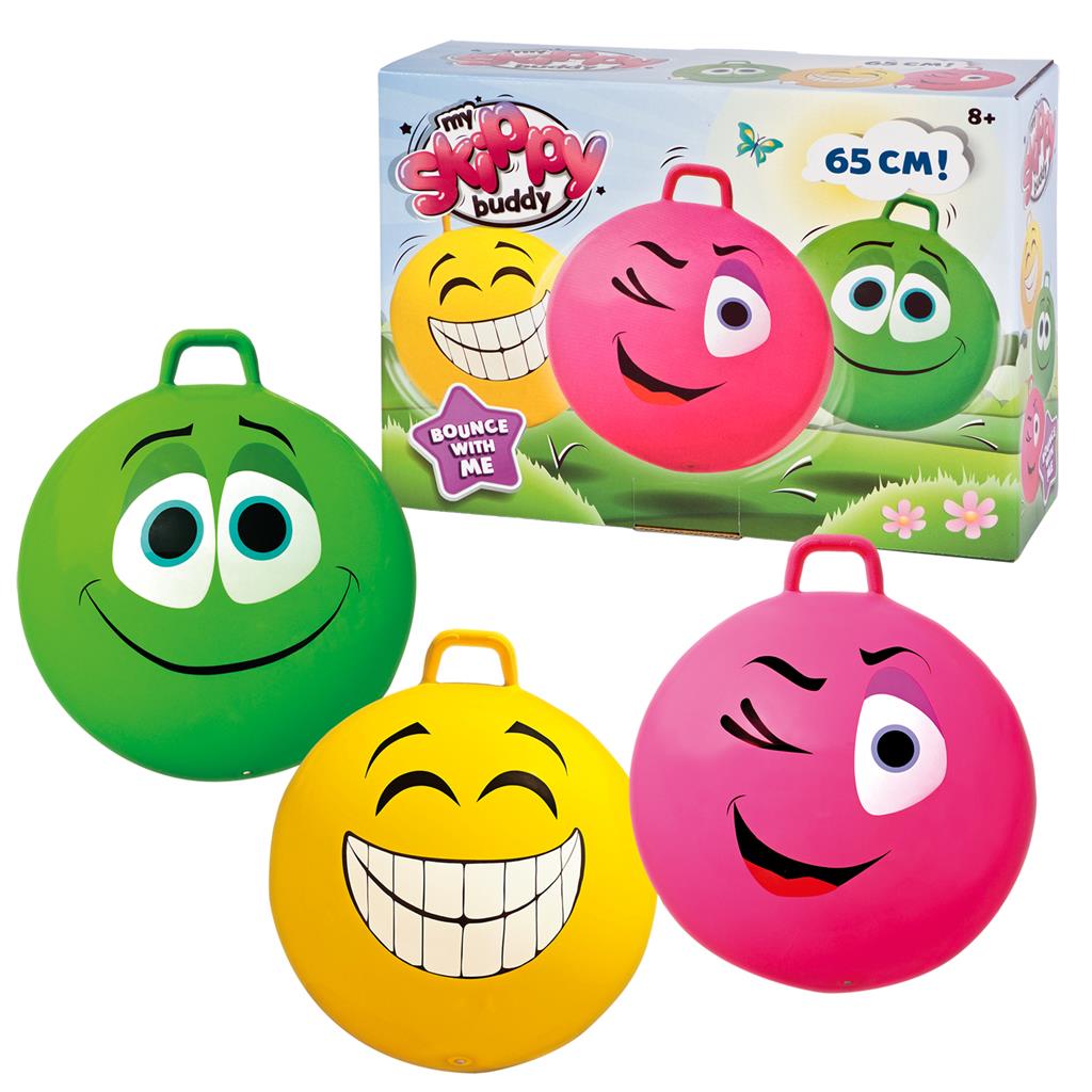 Skippy Buddy Pomppupallo Smile 65cm max 80 kg