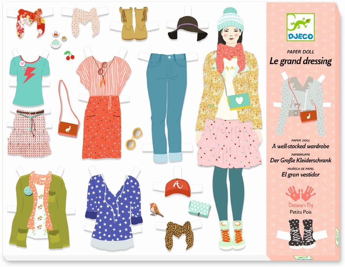 Djeco Paperinukke One Big Dressingroom