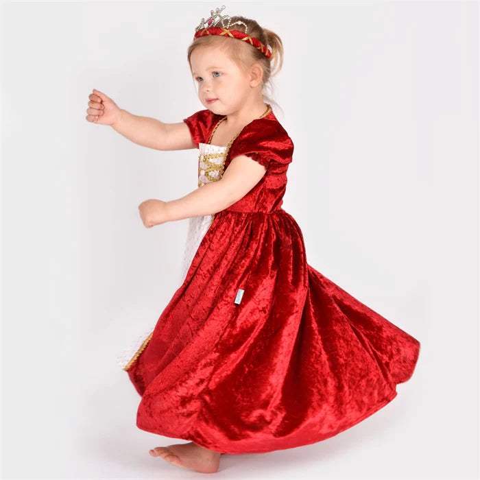 Prinsessamekko Punainen 110-116cm (4-6v)