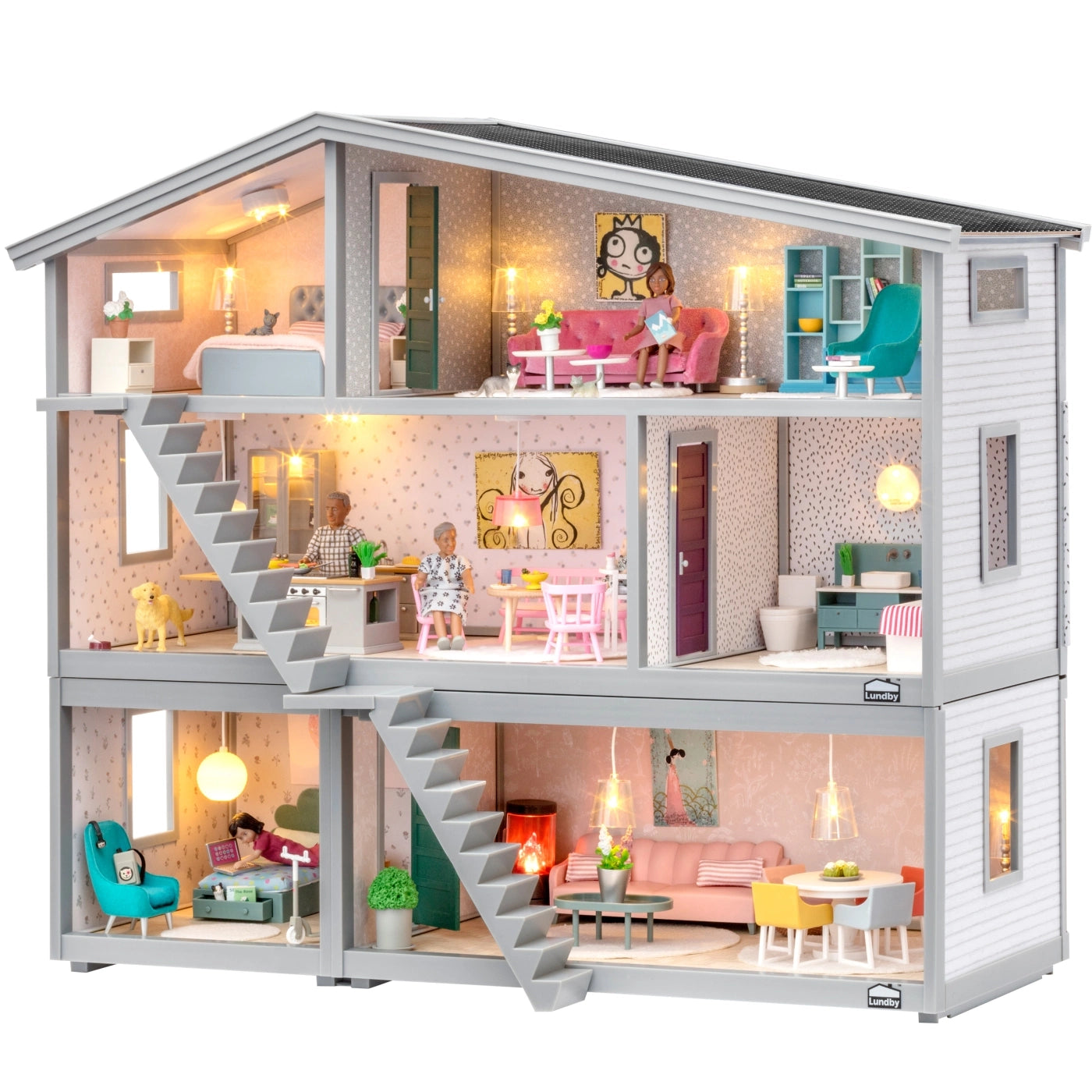 Lundby Classic Talon Alakerta