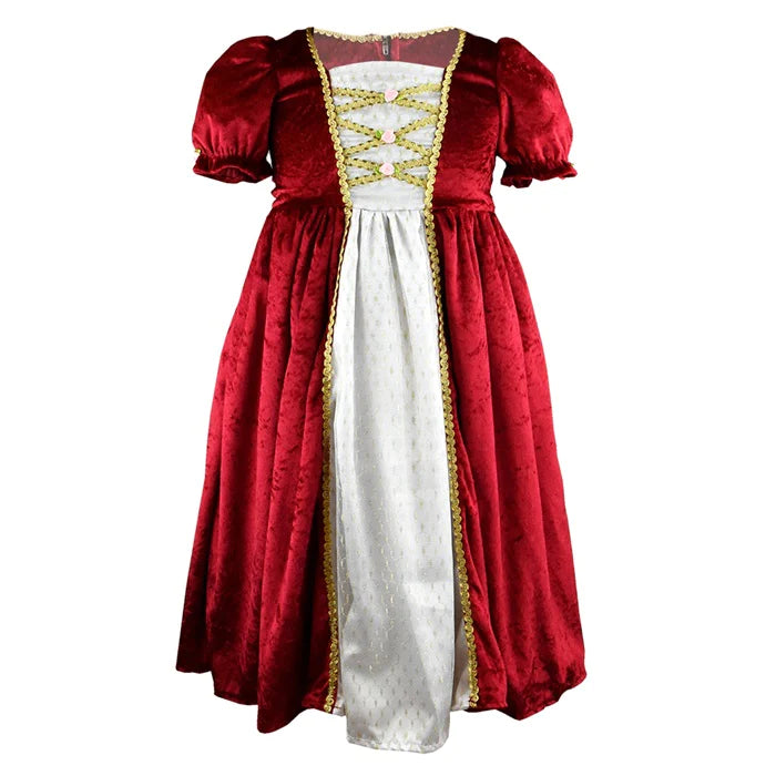 Prinsessamekko Punainen 122-128cm (6-8v)