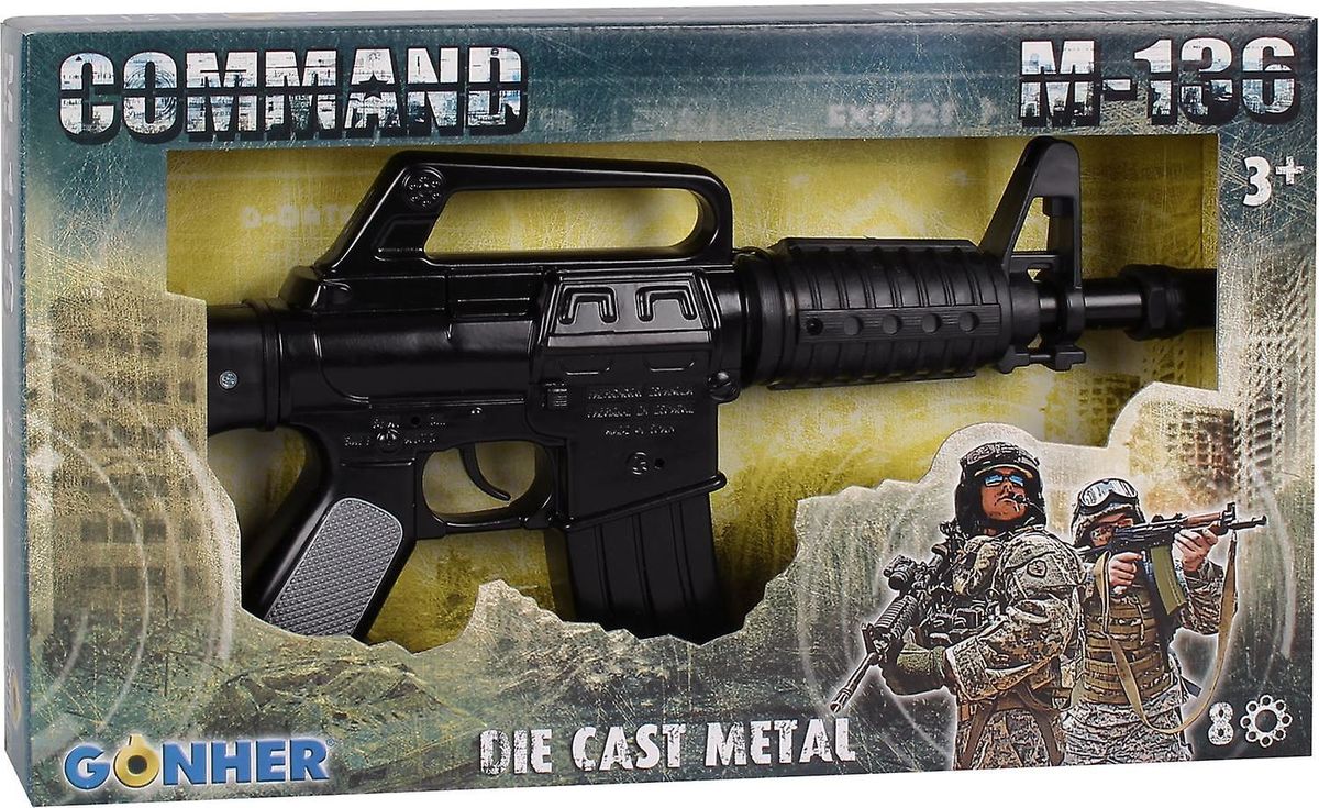 Gonher Command M-136 Konepistooli metallinen