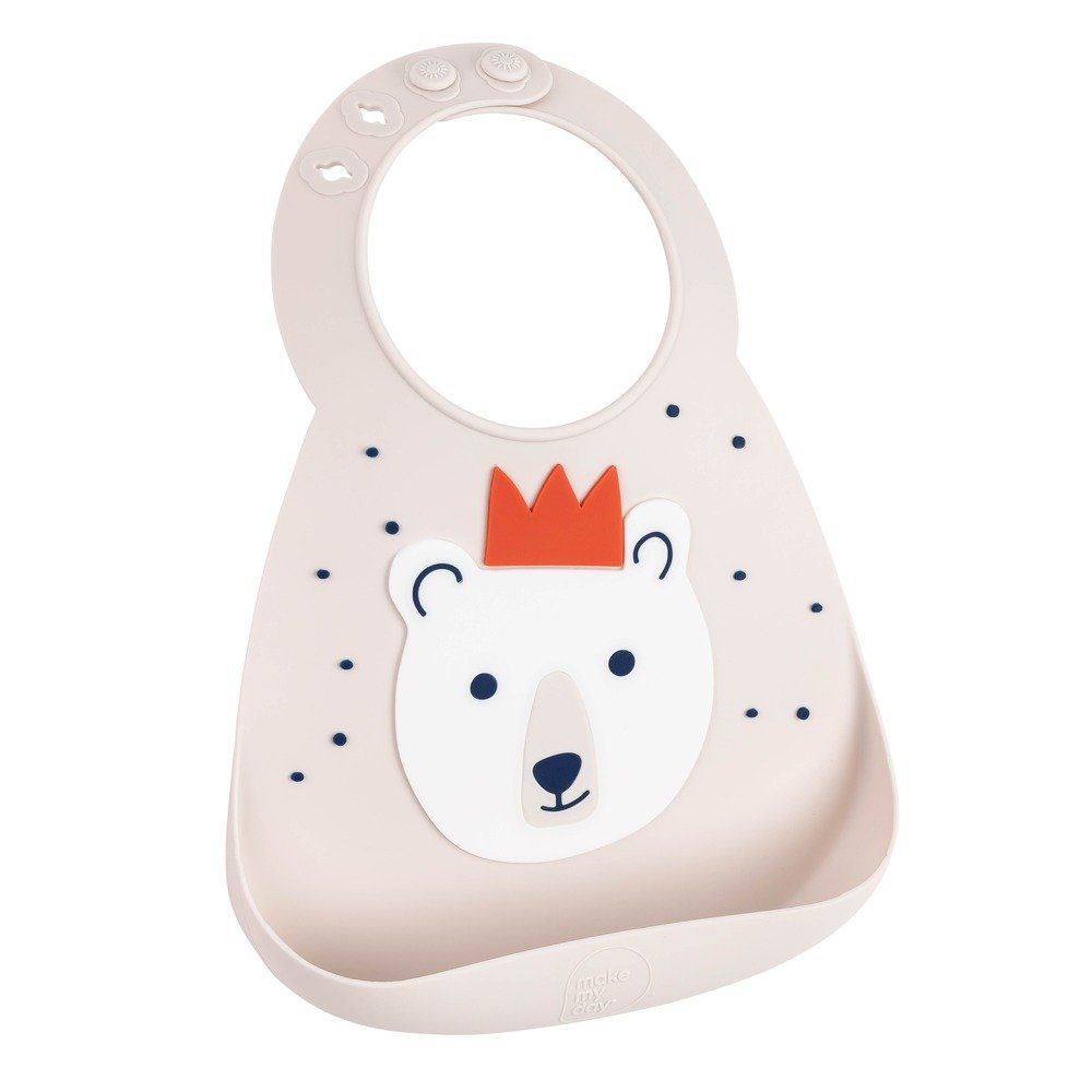 Make My Day Baby Bib Jääkarhu Ruokalappu