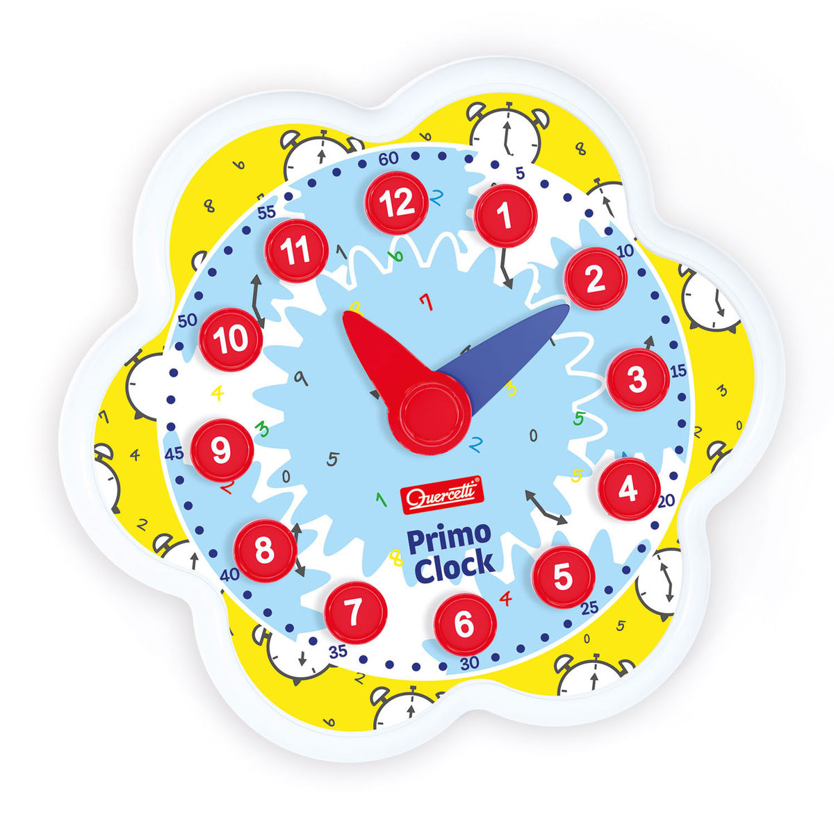 Quercetti Primo Clock, Opettele kellonajat