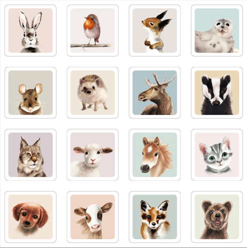 Putinki Henna Adel Muistipeli Ihanat Eläimet