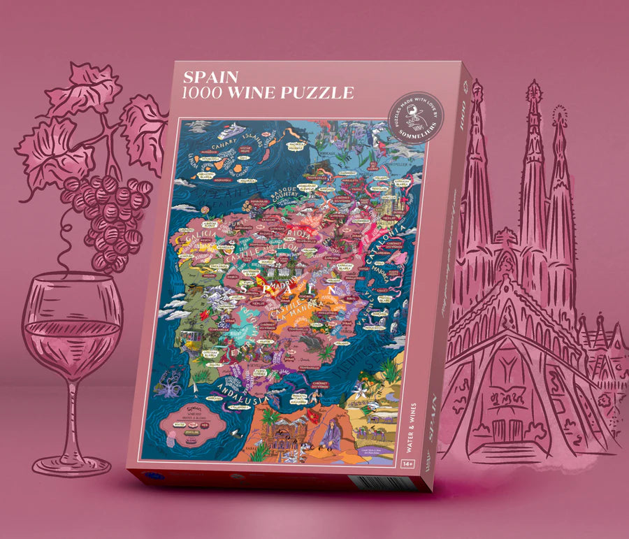 Water And Wines Spain, Wine Puzzle, 1000 Palan Viini Palapeli