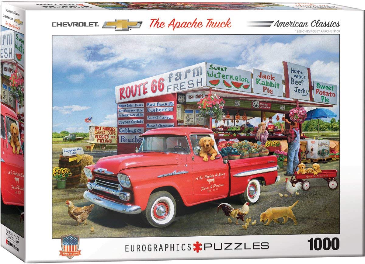 Eurographics 1000 Palan Palapeli The Apache Truck