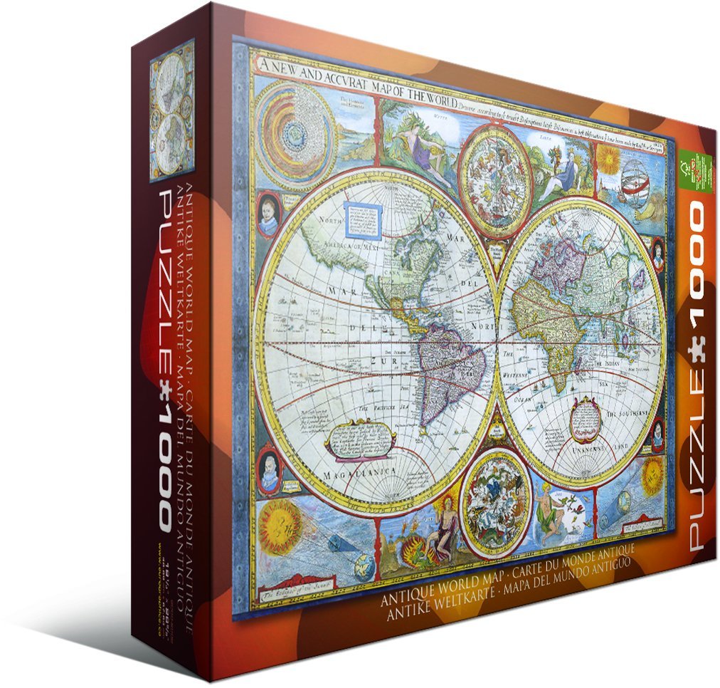 Eurographics Puzzle 1000 Palan Palapeli Antique World